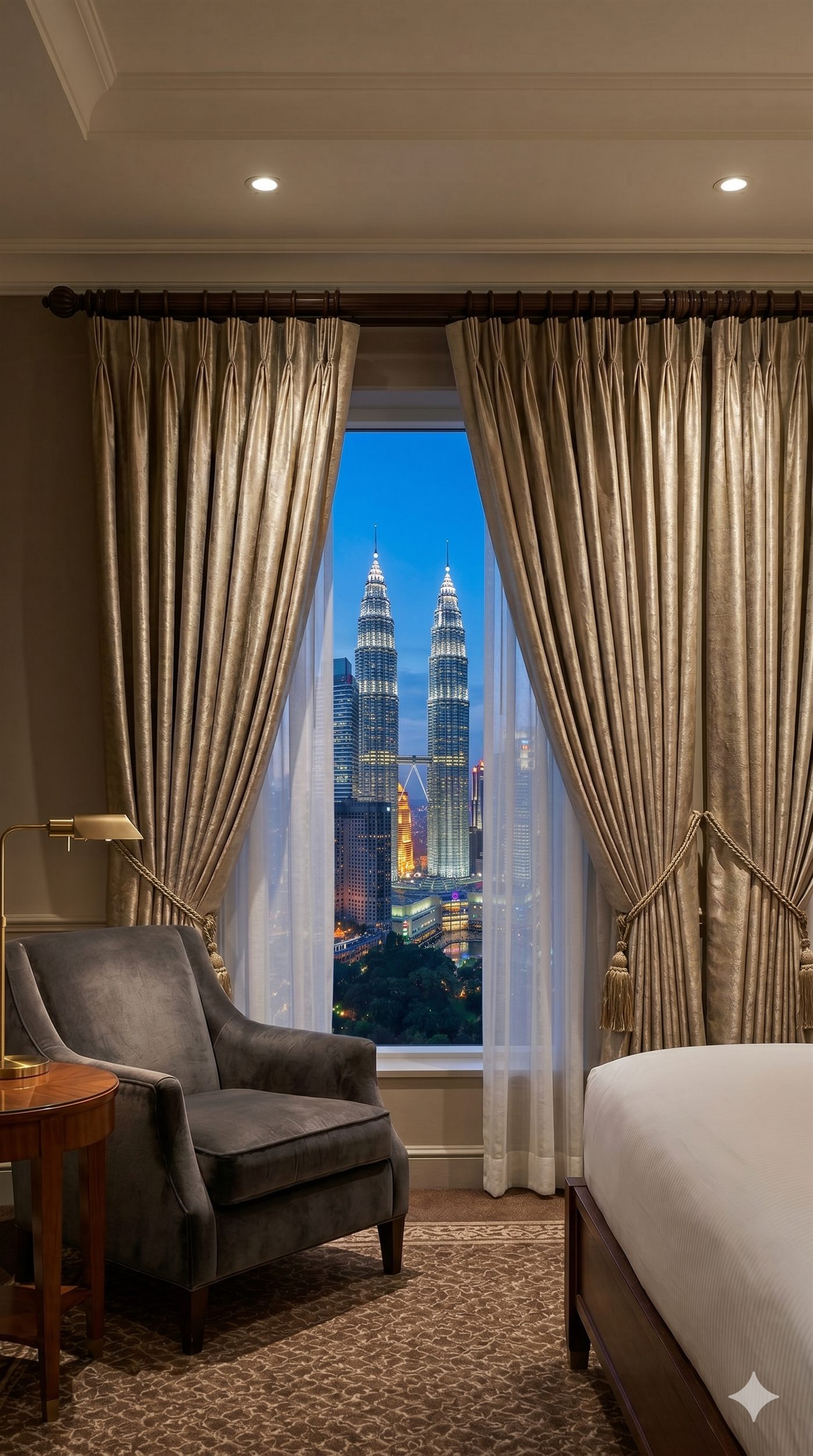 Wholesale curtain fabric display at Artwork Fabrics Petaling Jaya